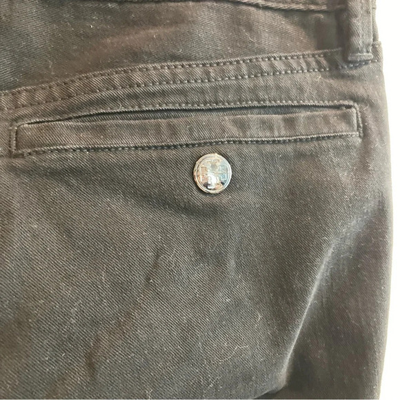 TORY BURCH Sz 32 Super Skinny Zipper at Hem Snap Back Pockets  Jeggings Pants - Picture 8 of 13